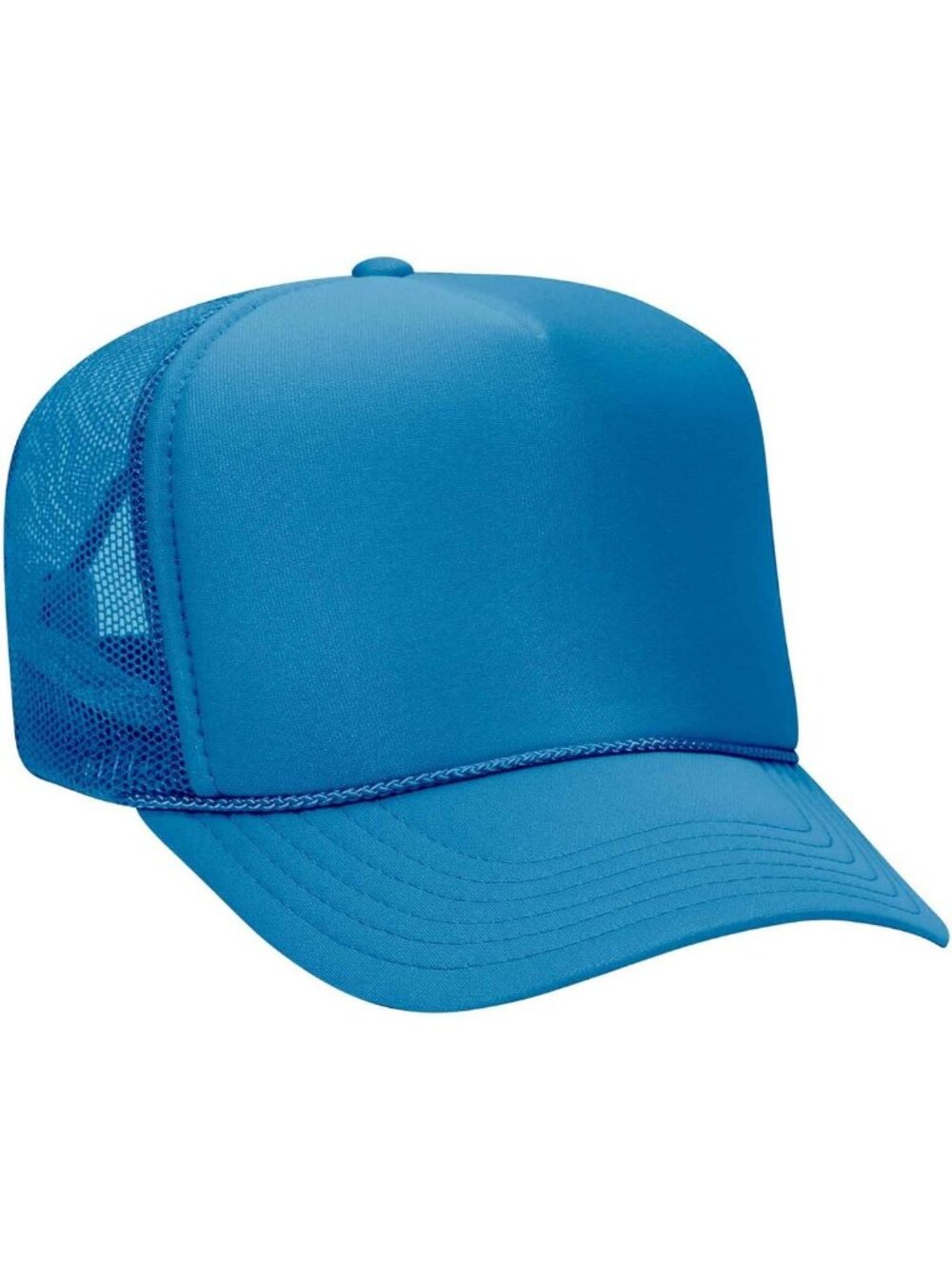 12-Pack High Crown Foam Front Mesh Back Trucker Hats - Stylish & Comfortable